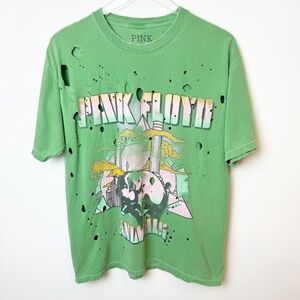 Pink Floyd | Animals Green Distressed Rock Concert Graphic Tee
